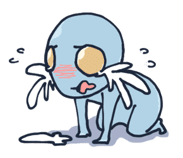 An awkward alien sticker #436754