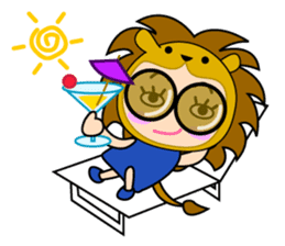 Original Horoscopes: Leo "The Lion" sticker #436852