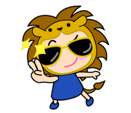 Original Horoscopes: Leo "The Lion" sticker #436855