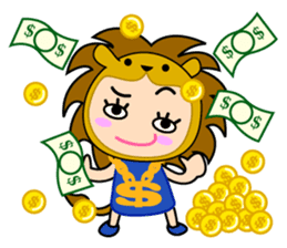 Original Horoscopes: Leo "The Lion" sticker #436857