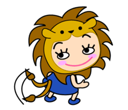 Original Horoscopes: Leo "The Lion" sticker #436858