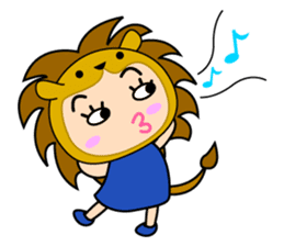 Original Horoscopes: Leo "The Lion" sticker #436859