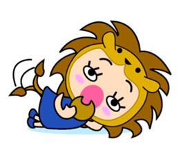 Original Horoscopes:  Leo "The Lion" sticker #436863