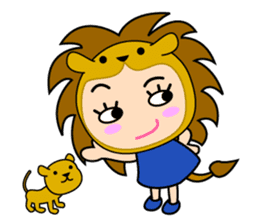 Original Horoscopes: Leo "The Lion" sticker #436866