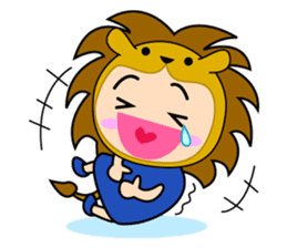 Original Horoscopes: Leo "The Lion" sticker #436867