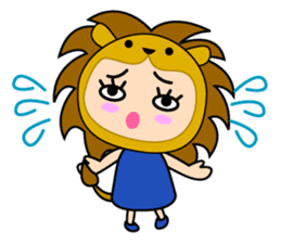 Original Horoscopes: Leo "The Lion" sticker #436873