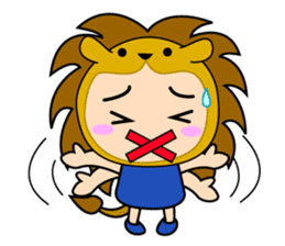 Original Horoscopes: Leo "The Lion" sticker #436874