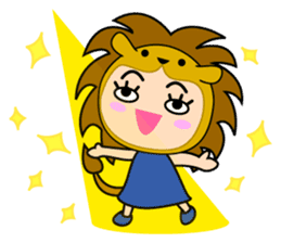 Original Horoscopes: Leo "The Lion" sticker #436875