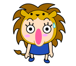 Original Horoscopes:  Leo "The Lion" sticker #436878