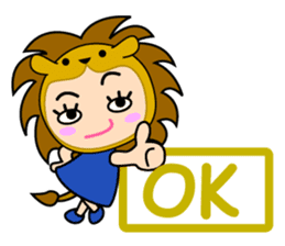 Original Horoscopes: Leo "The Lion" sticker #436881