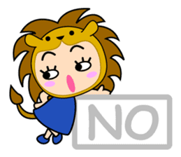 Original Horoscopes: Leo "The Lion" sticker #436882