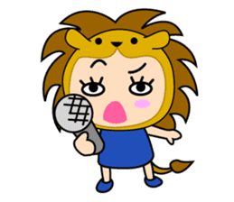 Original Horoscopes: Leo "The Lion" sticker #436883