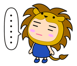 Original Horoscopes: Leo "The Lion" sticker #436887