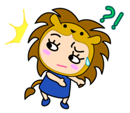 Original Horoscopes: Leo "The Lion" sticker #436888