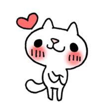 The White Kitten Kitty Ver.2 sticker #436973