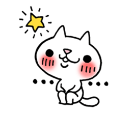 The White Kitten Kitty Ver.2 sticker #436979