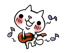 The White Kitten Kitty Ver.2 sticker #436980