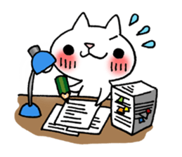 The White Kitten Kitty Ver.2 sticker #436985
