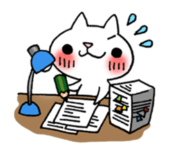 The White Kitten Kitty Ver.2 sticker #436985