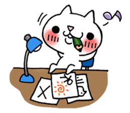 The White Kitten Kitty Ver.2 sticker #436986