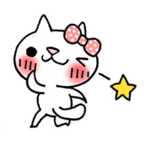 The White Kitten Kitty Ver.2 sticker #436990