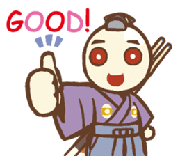 Cue Ball Samurai sticker #437172