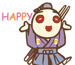 Cue Ball Samurai sticker #437173