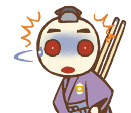 Cue Ball Samurai sticker #437178