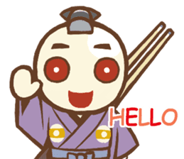 Cue Ball Samurai sticker #437179