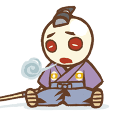 Cue Ball Samurai sticker #437183