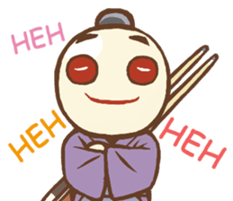 Cue Ball Samurai sticker #437194