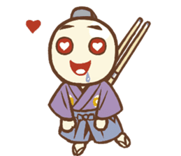 Cue Ball Samurai sticker #437199