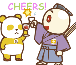 Cue Ball Samurai sticker #437203