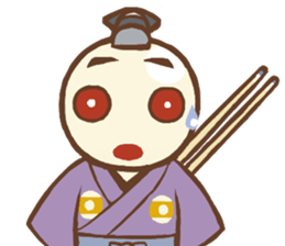 Cue Ball Samurai sticker #437204