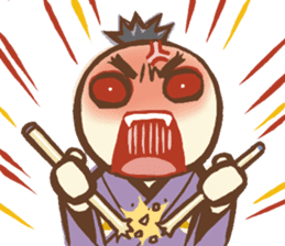 Cue Ball Samurai sticker #437207