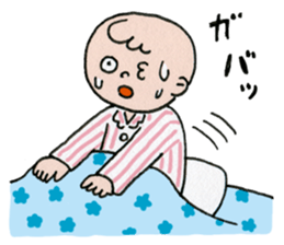 upset boy sticker #437714