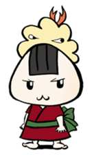 Prawn Tempura Omusubi Girl sticker #437849