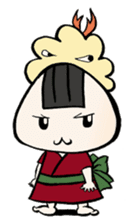 Prawn Tempura Omusubi Girl sticker #437849