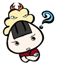 Prawn Tempura Omusubi Girl sticker #437855