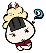 Prawn Tempura Omusubi Girl sticker #437855