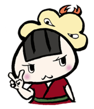 Prawn Tempura Omusubi Girl sticker #437857