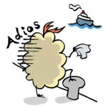 Prawn Tempura Omusubi Girl sticker #437859