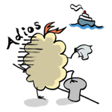 Prawn Tempura Omusubi Girl sticker #437859