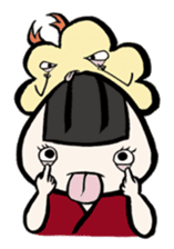 Prawn Tempura Omusubi Girl sticker #437860