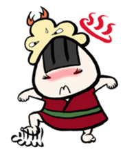 Prawn Tempura Omusubi Girl sticker #437862