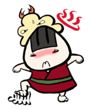 Prawn Tempura Omusubi Girl sticker #437862
