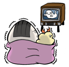 Prawn Tempura Omusubi Girl sticker #437865