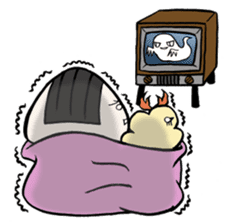 Prawn Tempura Omusubi Girl sticker #437865