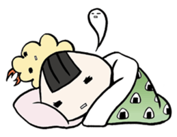 Prawn Tempura Omusubi Girl sticker #437867