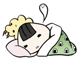 Prawn Tempura Omusubi Girl sticker #437867